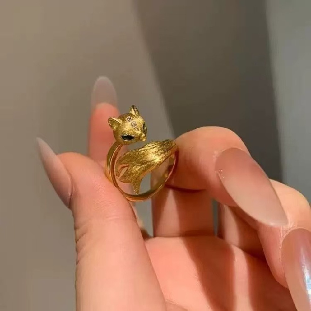 Gold Fox Ring